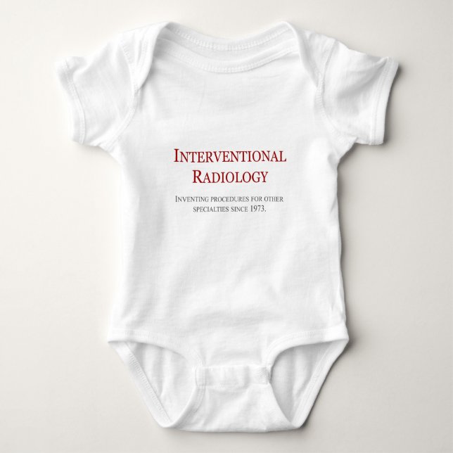 Interventional Radiology Baby Bodysuit (Front)