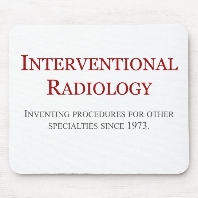 Interventional Radiology Mouse Mat (Front)
