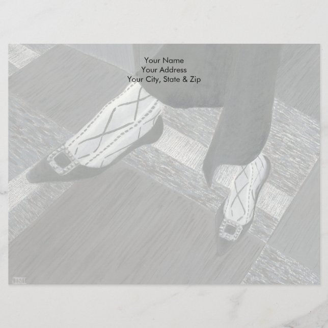 Interview Shoes Customised Letterhead (Front)