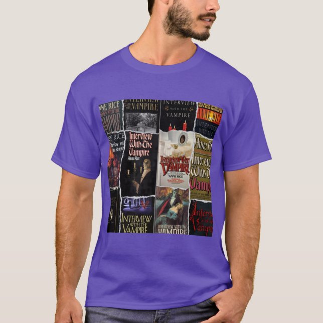 Interview Vampire Book Covers T-Shirt (Front)