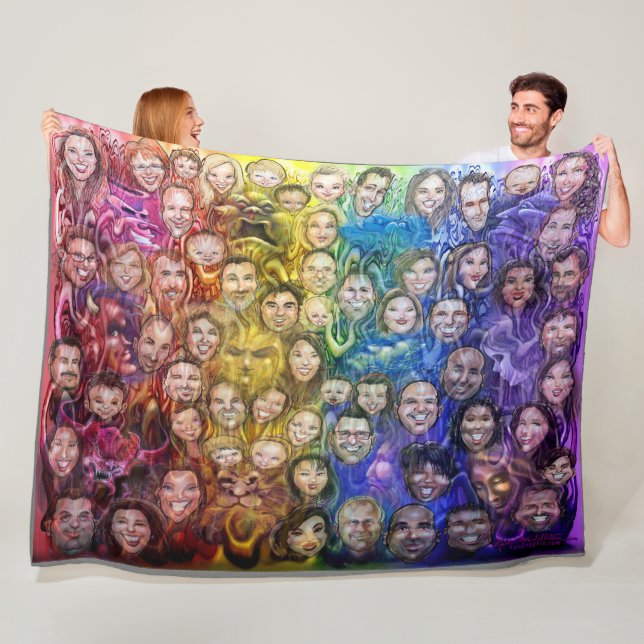 Interwoven Emotions Fleece Blanket (In Situ)