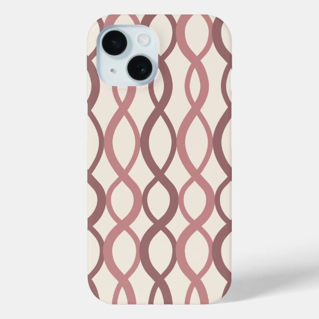 Interwoven Geometric Pattern-Modern Minimalist Case-Mate iPhone Case (Back)