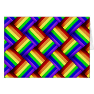 Interwoven LGBT Gay Pride Rainbow Ribbon!