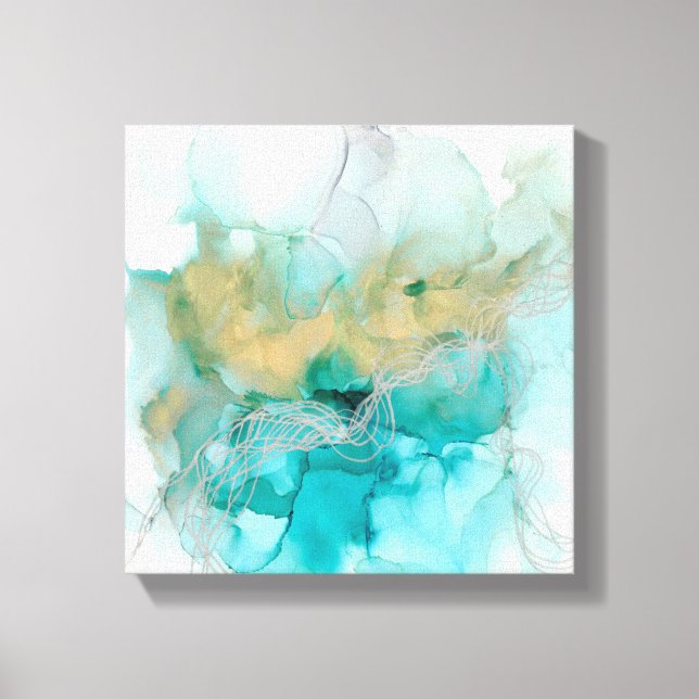 Interwoven Metallics Canvas Print (Front)