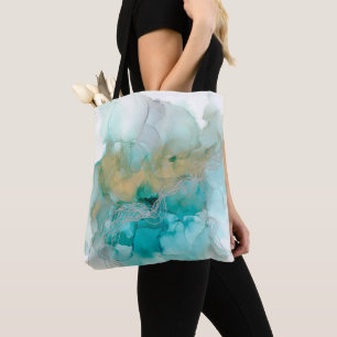 Interwoven Metallics Tote Bag