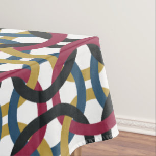 Interwoven Pattern Tablecloth