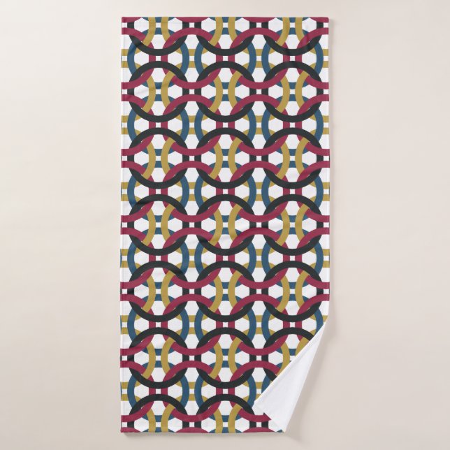 Interwoven Rings Bath Towel (Bath Towel)