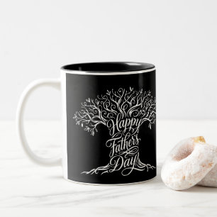 Interwoven Tree Themed Father's Day Mug