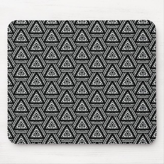 Interwoven Triangles v2 Mouse Mat (Front)