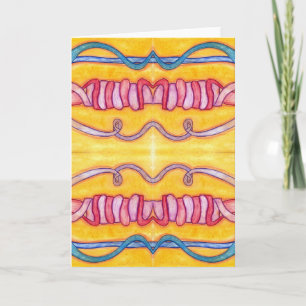 Intestine Greeting Card