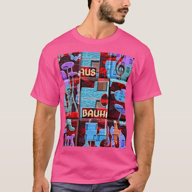 Intimate Blue Summer Vibes orchestral music instru T-Shirt (Front)