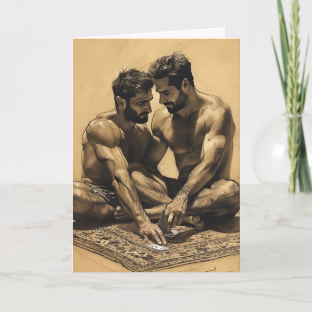 Intimate Card Game Moment (Front)