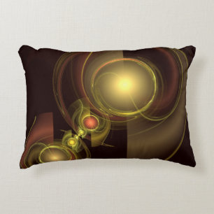 Intimate Connection Abstract Art Accent Pillow