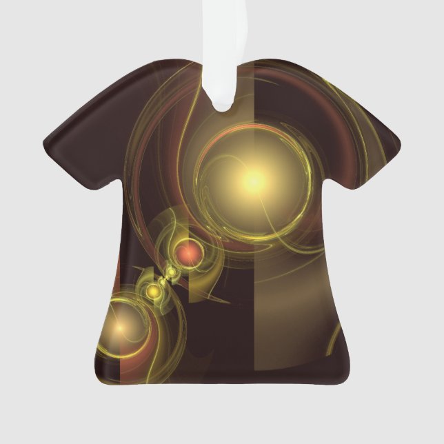 Intimate Connection Abstract Art Acrylic Shirt Ornament (Front)