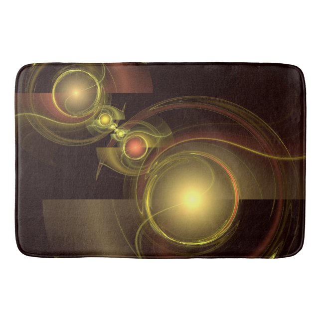 Intimate Connection Abstract Art Bath Mat (Front)