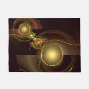 Intimate Connection Abstract Art Doormat