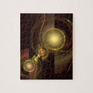 Intimate Connection Abstract Art Jigsaw Puzzle