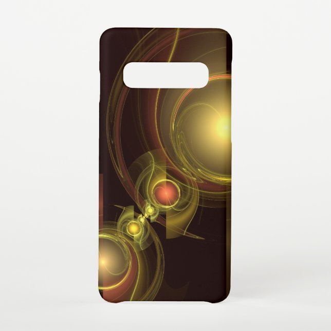 Intimate Connection Abstract Art Matte Samsung Galaxy Case (Back)