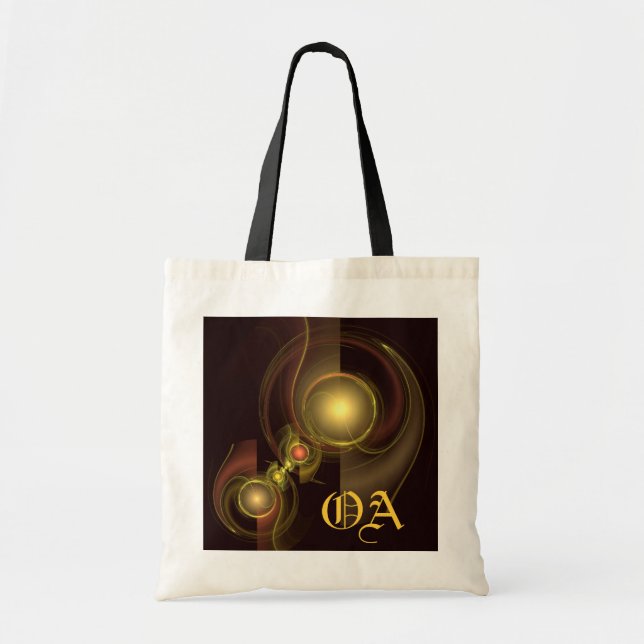 Intimate Connection Abstract Art Monogram Bag (Front)