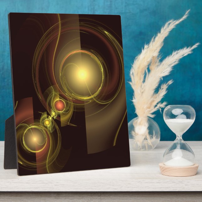 Intimate Connection Abstract Art Plaque (Side)