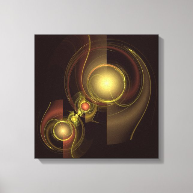 Intimate Connection Abstract Quad Canvas Print (Front)