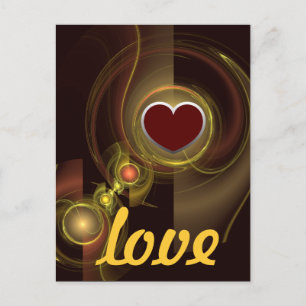 Intimate Connection Love Postcard