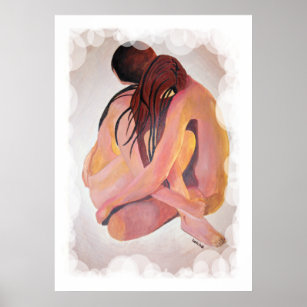 Intimate Couple Hugging and Staying In Touch Poster