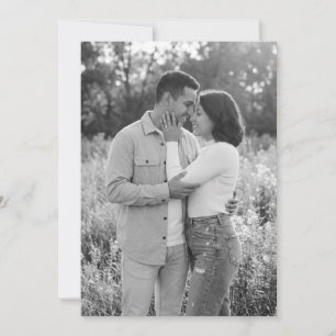Intimate Grey Realistic Photo Invitation