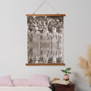INTIMATE PORTRAIT OF THE TOUR DE FRANCE Reflection Hanging Tapestry
