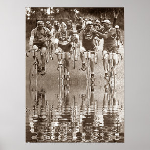 INTIMATE PORTRAIT OF THE TOUR DE FRANCE Reflection Poster
