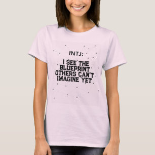 INTJ: I see the blue print T-Shirt