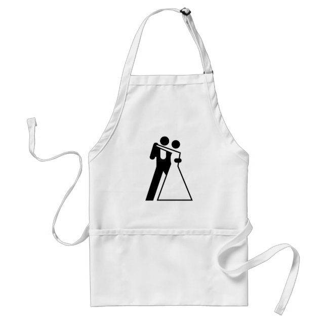 Int'l Sign for Bride & Groom Standard Apron (Front)