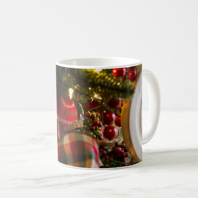 Into A Christmas Tree Coffee Mug (Front Right)