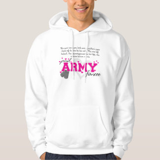 Into a Soldier's eyes - Proud Army Fiancee Hoodie