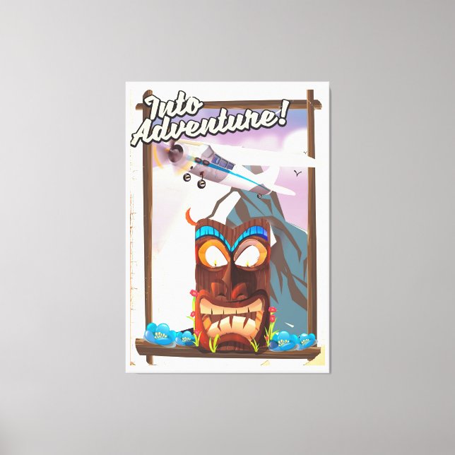 into adventure! canvas print (Front)
