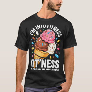 Into Fitness Fitness Ice Cream in Mouth Shirt