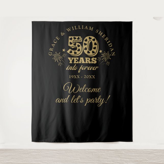 Into Forever 50th Anniversary Photo Prop Tapestry (Front)