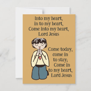 Into my heart Lord Jesus Magnetic Invitation