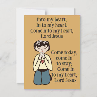 Into my heart Lord Jesus Magnetic Invitation