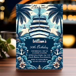 Into Ocean Waves Travel Anchor Yacht 30th Birthday Invitation<br><div class="desc">Journey into the depths of celebration with our "Ocean Waves Travel Anchor Yacht" 30th Birthday Invitation! This elegant invite sets the stage for a maritime adventure, inviting you to commemorate your milestone birthday surrounded by the calming ocean waves and the allure of a yacht. Secure your invitations now and prepare...</div>