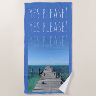 Into the Blue (customisable) Beach Towel