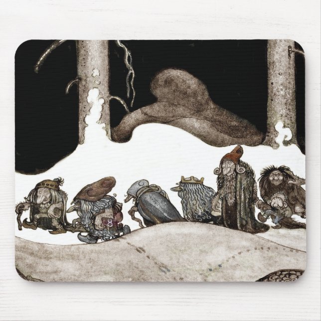 Into the Christmas Night Tomte-Nisse Mouse Mat (Front)