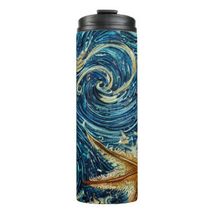 Into the Deep Blue Thermal Tumbler