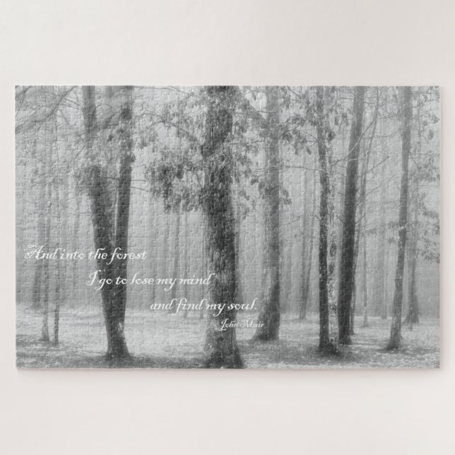 Into the Forest I Go  -  20x30 - 1014 pcs Jigsaw Puzzle (Horizontal)
