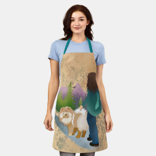 INTO THE FOREST I GO- Chow grooming apron