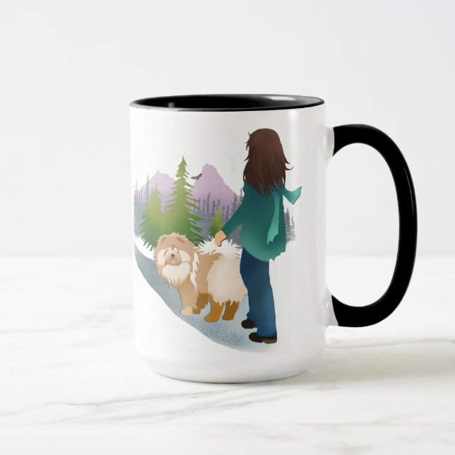 INTO THE FOREST I GO  Chow MUG - choose style    (Right)
