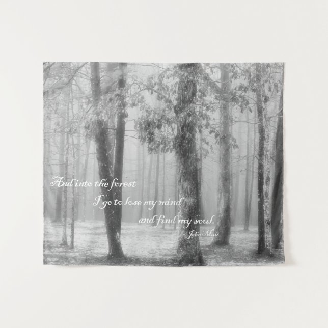Into the Forest I Go ... Find My Soul Tapestry (Front (Horizontal))