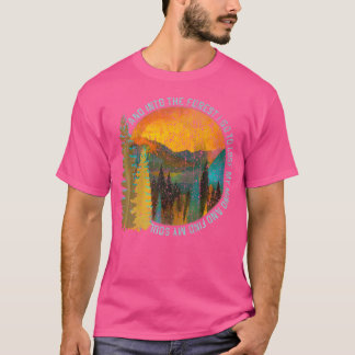 Into The Forest I Go Hiking Nature Lover Camping T-Shirt