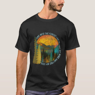 Into The Forest I Go Hiking Shirt Nature Lover Cam