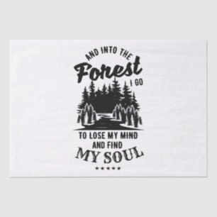 Into the Forest I Go Tissue Paper